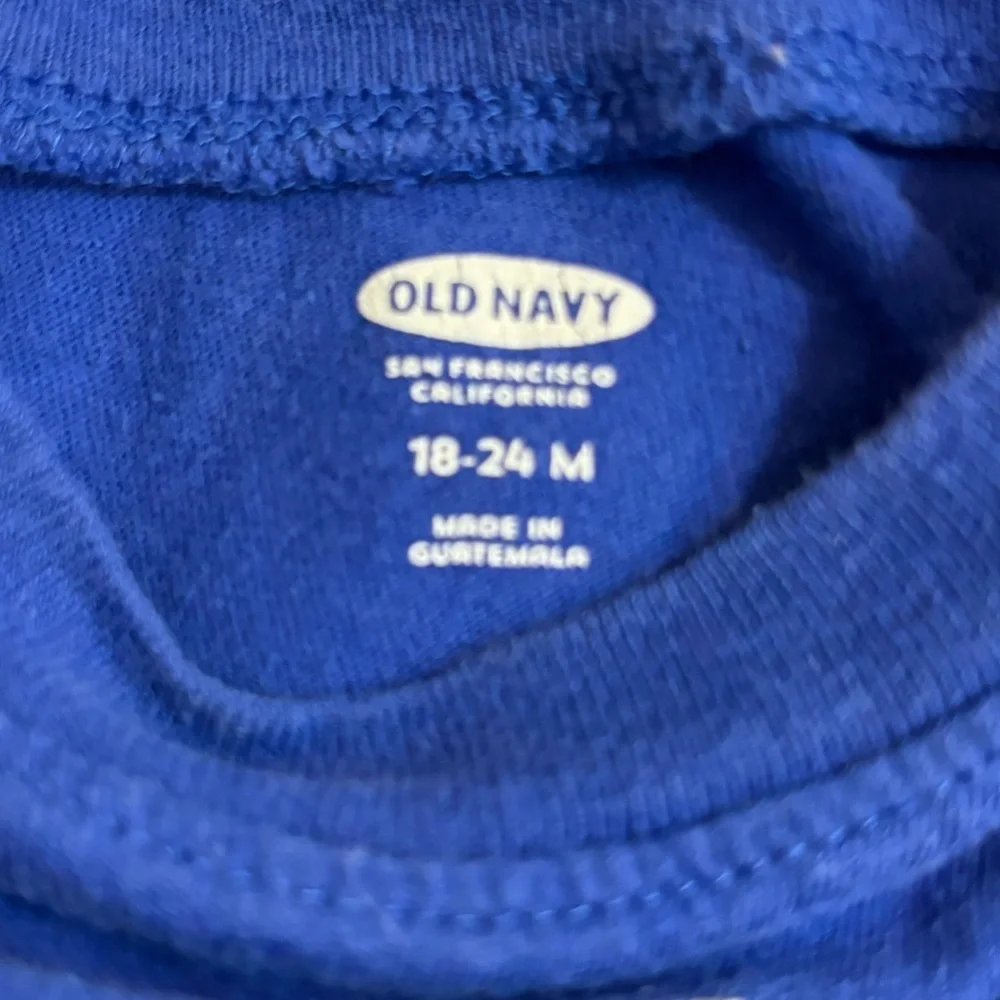 Set of 4 GAP Kids Long Sleeve Tees - Blue and Gray Collection- 18-24 months